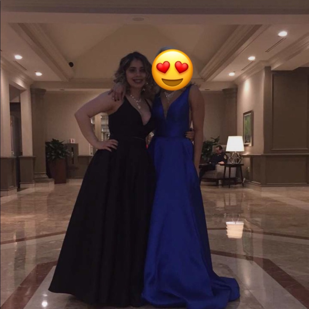 Black two piece Prom dress - Picture 1 of 2